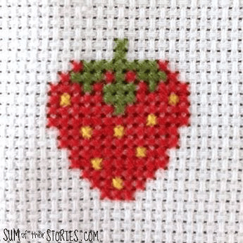 Students stitching together